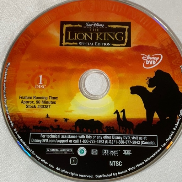 Walt Disney The Lion King 2 Disc Platinum Edition DVD Set - Picture 2 of 10